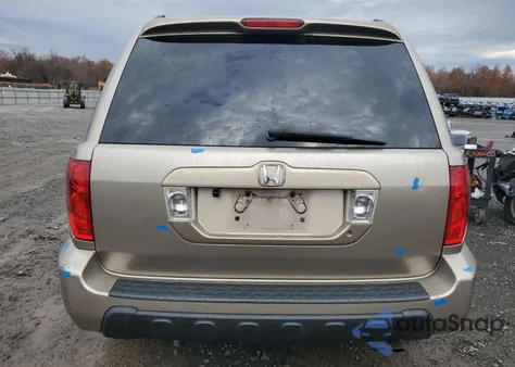2004 Honda Pilot Ex from USA, damaged, VIN 2HKYF18404H586903